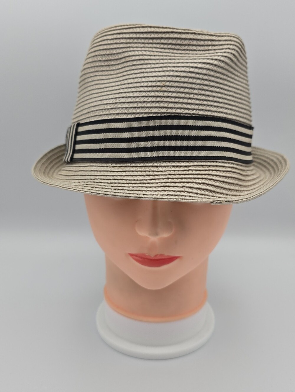 SS Something Special Straw Trilby Hat Size S/M
